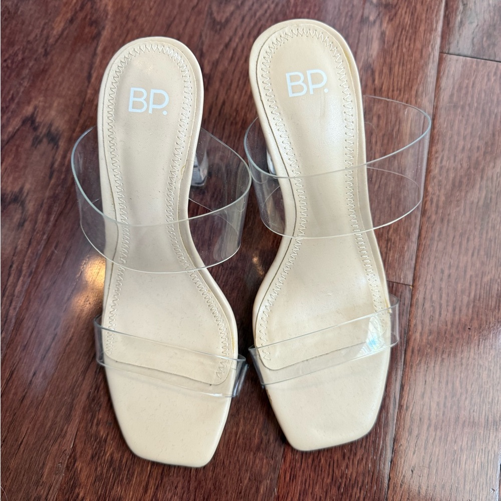 BP. Women's Clear Strap Sandals